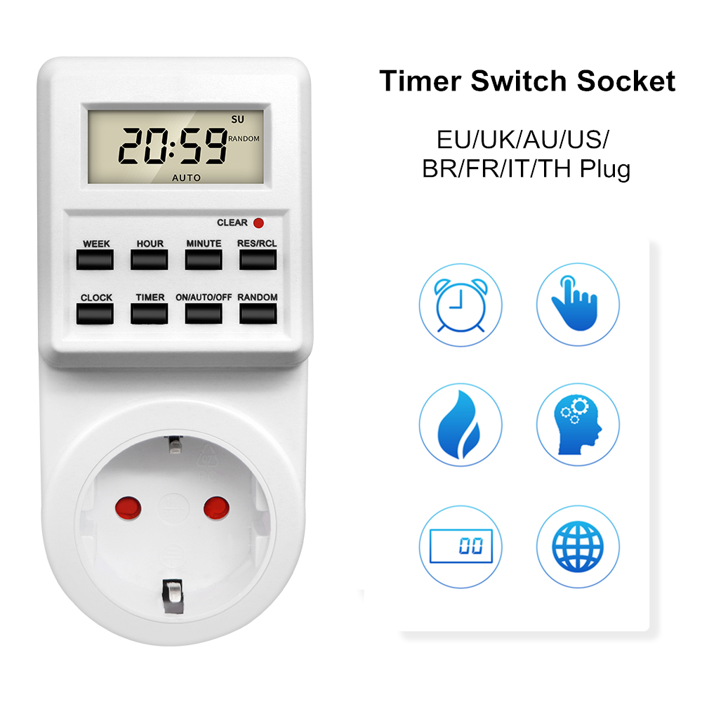 ปลั๊กตั้งเวลาแบบดิจิตอลอิเล็กท - Kitchen Appliances Uk บทวิจารณ์และราคา