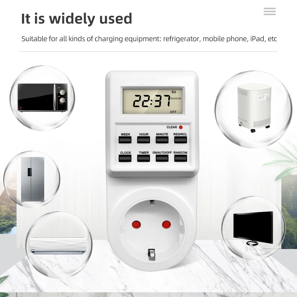ปลั๊กตั้งเวลาแบบดิจิตอลอิเล็กท - Kitchen Appliances Uk บทวิจารณ์และราคา