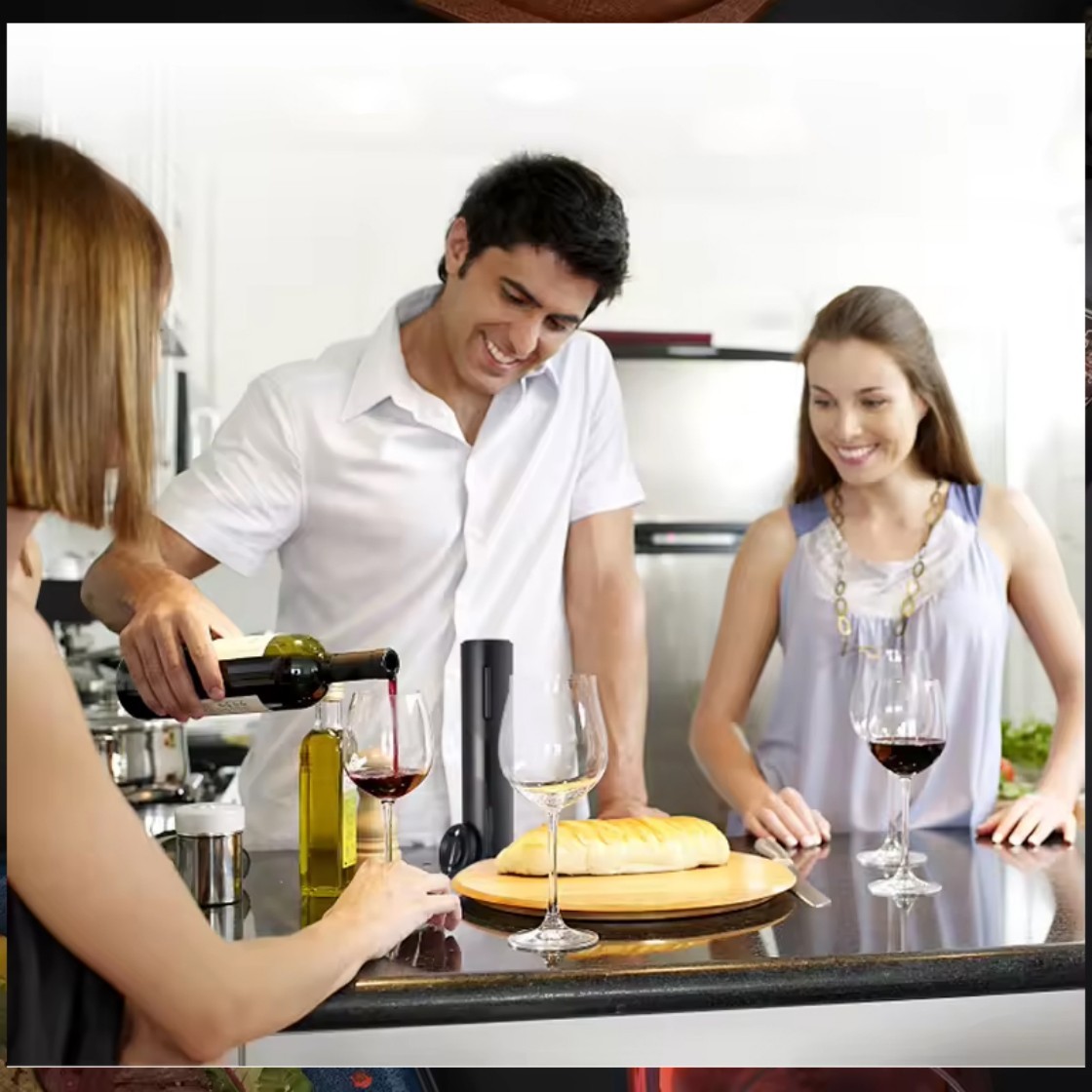 ที่เปิดขวดไวน์ไฟฟ้าอัตโนมัติสี - Wine Opener Electric บทวิจารณ์และราคา