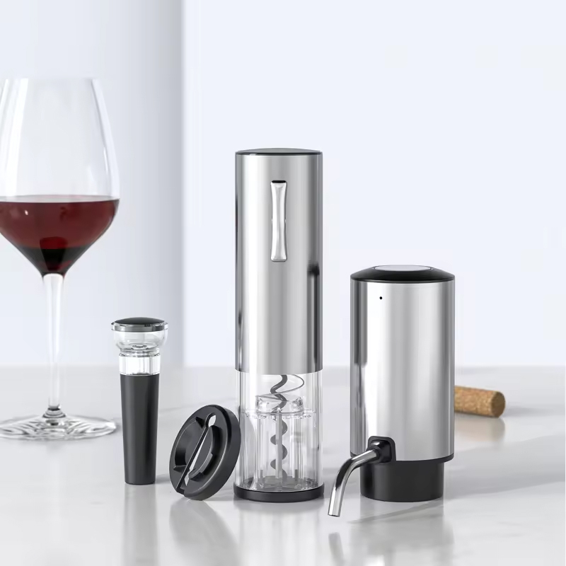 2024 ออกแบบใหม่ 4-in-1 แบตเตอร - Wine Opener Electric บทวิจารณ์และราคา