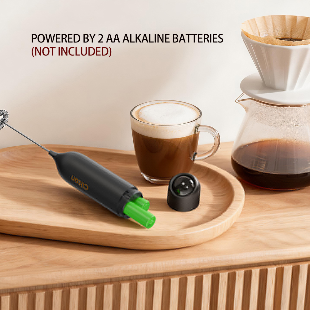 เครื่องตีฟองนมแบบพกพา ใช้แบตเต - Milk Frother Automatic บทวิจารณ์และราคา