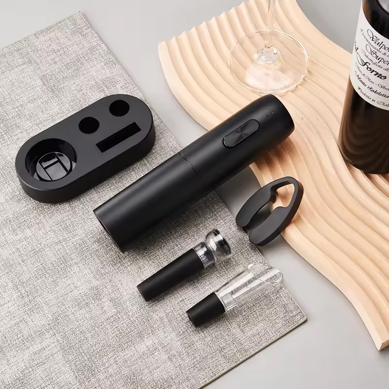 4-in-1 ไฟฟ้าขวดที่เปิดไวน์ชุดช - Wine Opener Electric บทวิจารณ์และราคา
