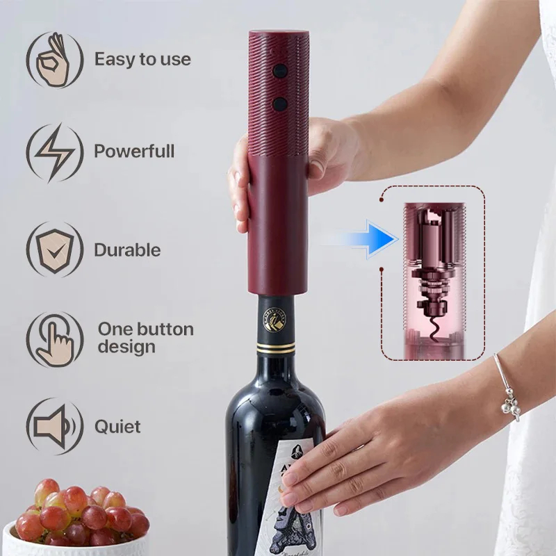 ที่เปิดขวดไวน์ไฟฟ้า HOMEFISH แ - Wine Opener Electric บทวิจารณ์และราคา