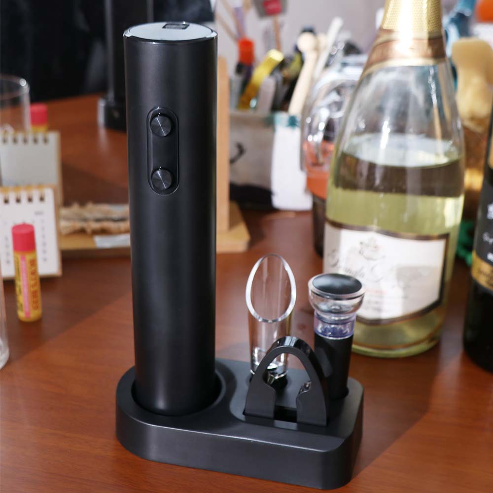 ที่เปิดขวดไวน์ไฟฟ้า 5-in-1 แบบ - Wine Opener Electric บทวิจารณ์และราคา