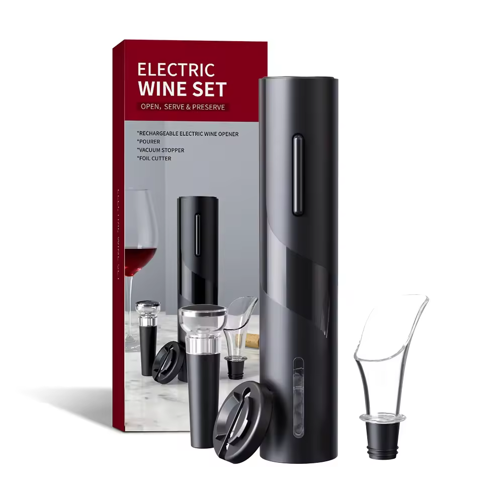ชุดเปิดขวดไวน์ไฟฟ้า อุปกรณ์เปิ - Wine Opener Electric บทวิจารณ์และราคา