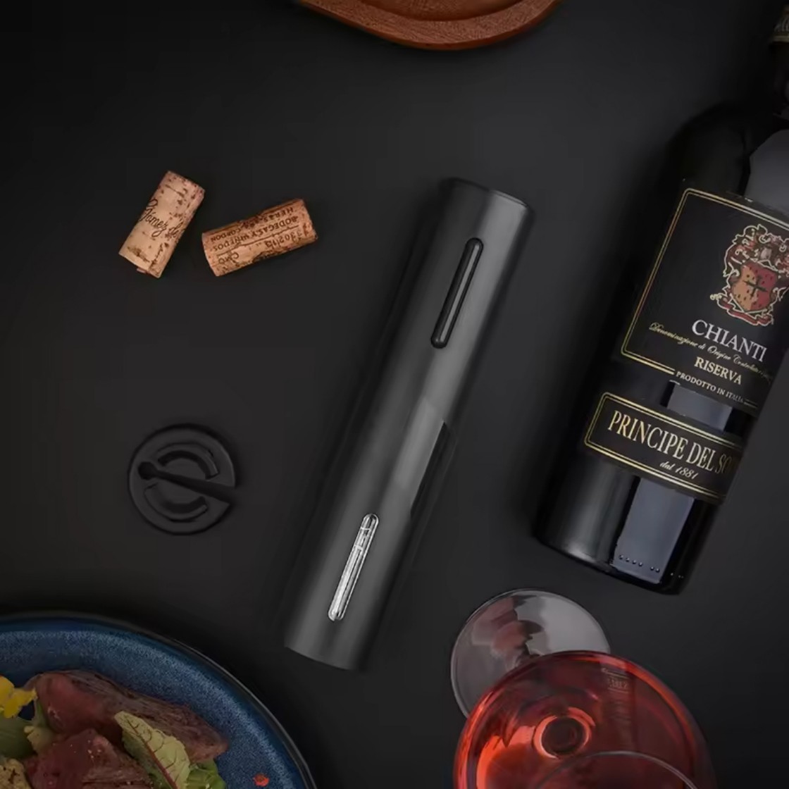 ชุดเปิดขวดไวน์ไฟฟ้า อุปกรณ์เปิ - Wine Opener Electric บทวิจารณ์และราคา