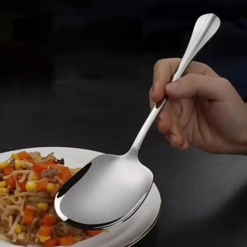 สแตนเลส ช้อนข้าวสแตนเลสขนาดใหญ - Kitchen Appliances Large บทวิจารณ์และราคา