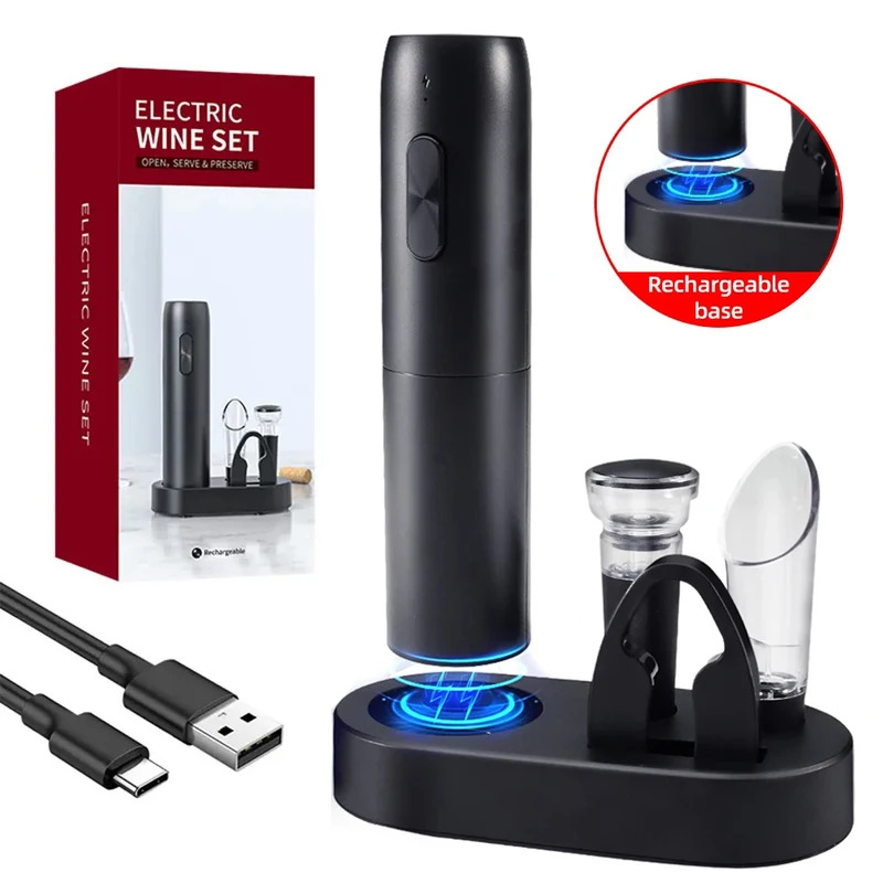 ที่เปิดขวดไวน์ไฟฟ้า ที่เปิดขวด - Wine Opener Electric บทวิจารณ์และราคา
