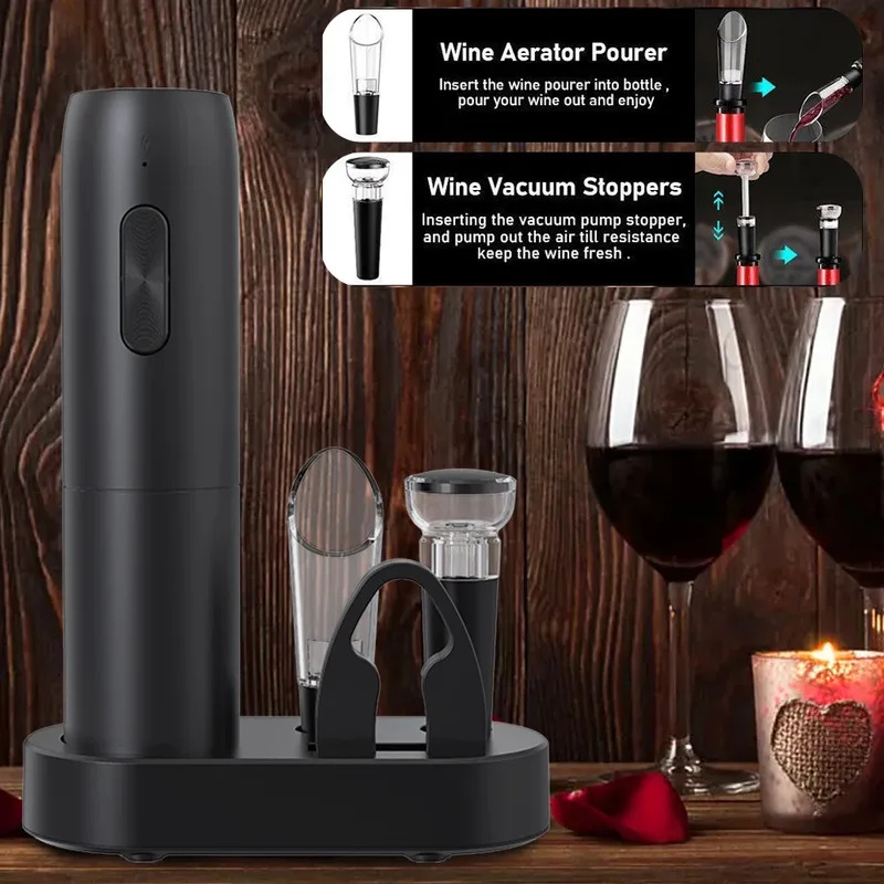 ที่เปิดขวดไวน์ไฟฟ้า ที่เปิดขวด - Wine Opener Electric บทวิจารณ์และราคา